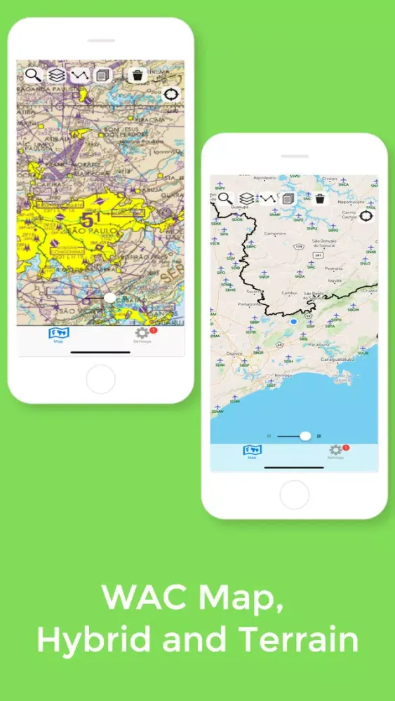 Tangkapan layar Airmap - Maps and Charts