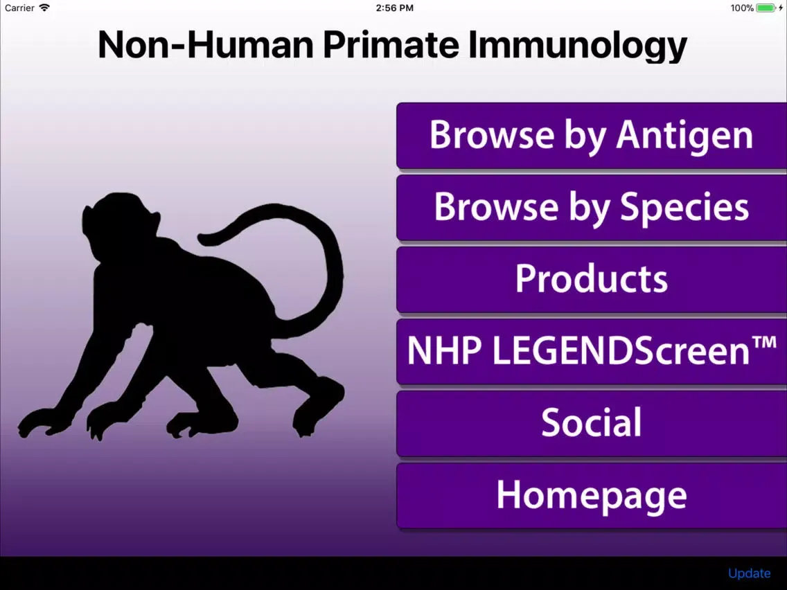 BioLegend NHP Immunology iPad  スクリーンショット