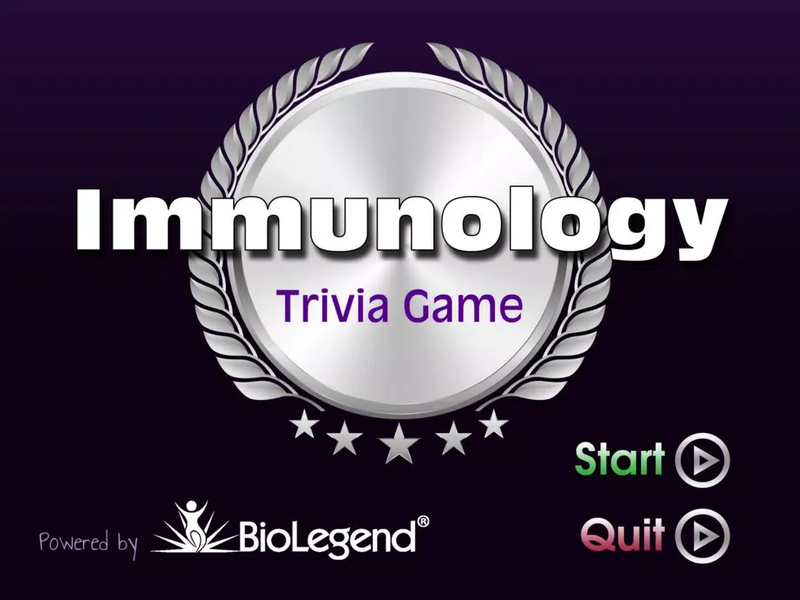 BioLegend Immunology Trivia Game iPad  Screenshots