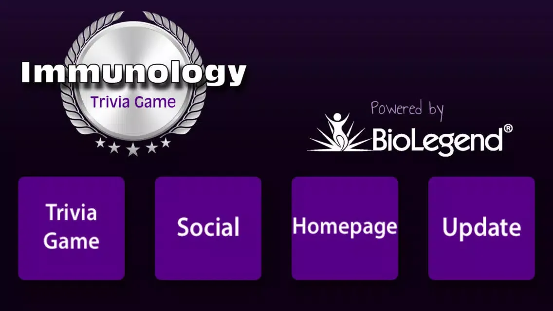 BioLegend Immunology Trivia Game Screenshots