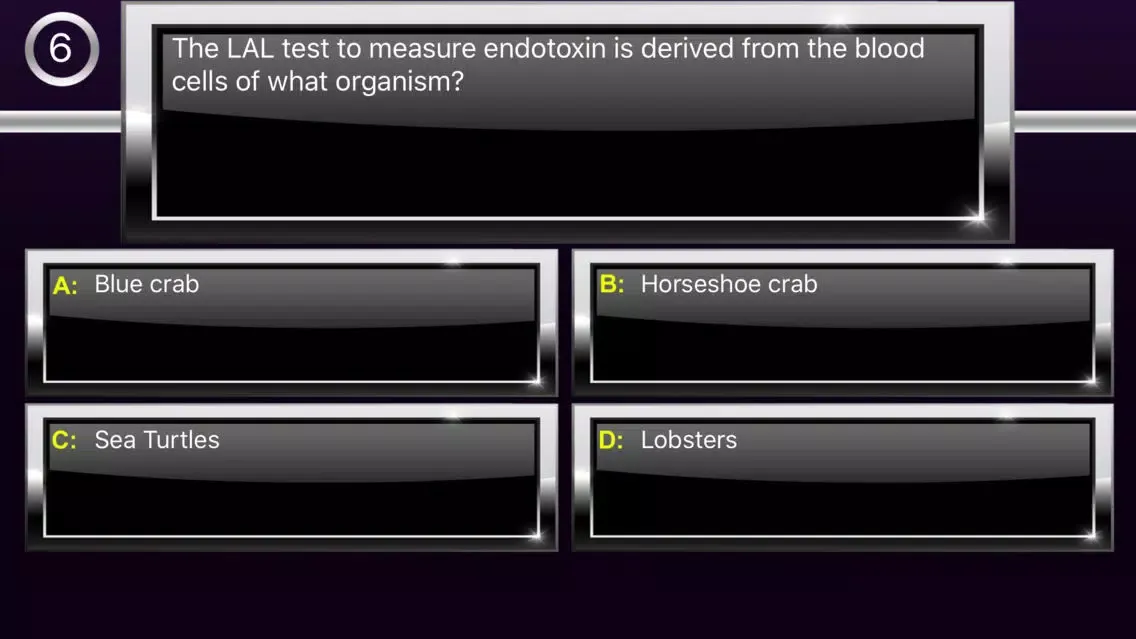 BioLegend Immunology Trivia Game Screenshots