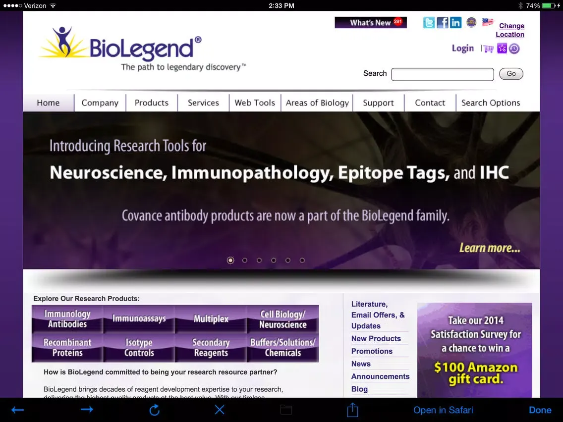 Скриншоты BioLegend Zombie Dyes iPad 