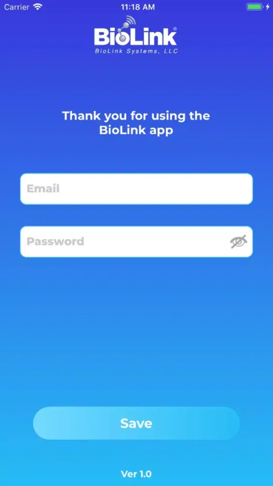 Tangkapan layar BioLink Systems
