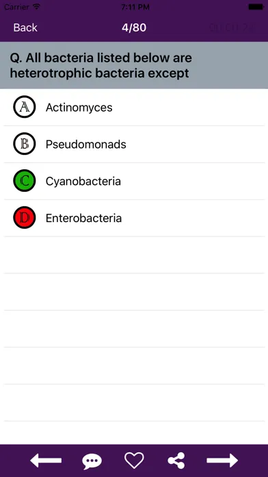 Ảnh chụp màn hình của Biology Quiz Test