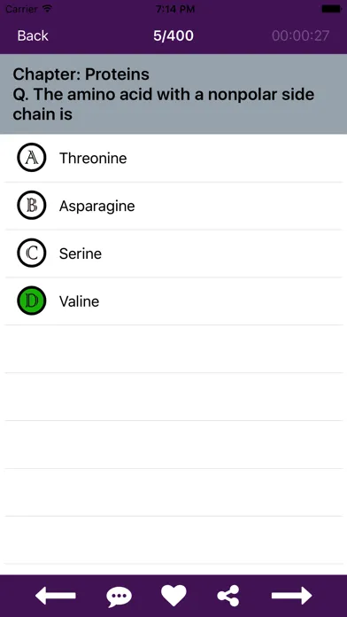 Ảnh chụp màn hình của Biology Quiz Test