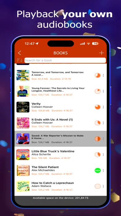 MP3 Audiobook Player应用截图