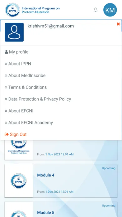 IPPN سکرین شاٹس