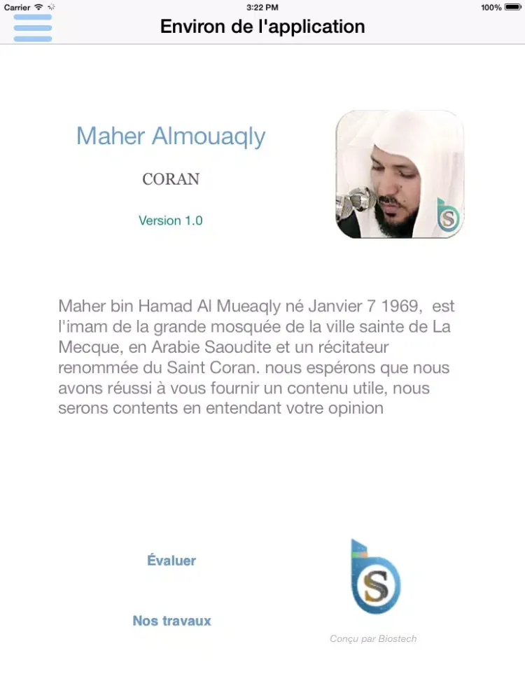 Le Coran Maher al Mueaqly - Maaiqli Coran iPad  スクリーンショット