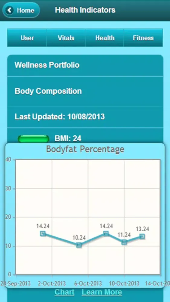DNA Fitness Tracker Screenshots