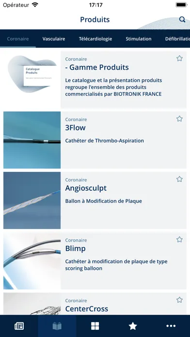 Capturas de tela do BIOTRONIK FRANCE