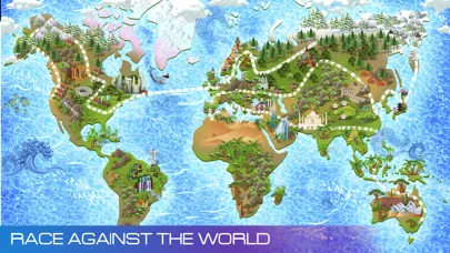 Tangkapan layar Race The World: Car Racing 2D