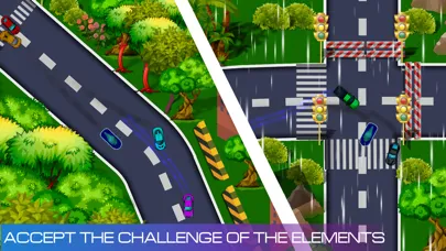 Tangkapan layar Race The World: Car Racing 2D