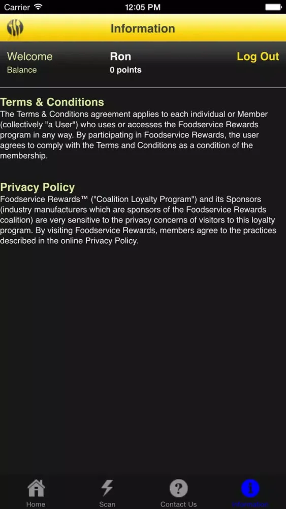 Foodservice Rewards应用截图