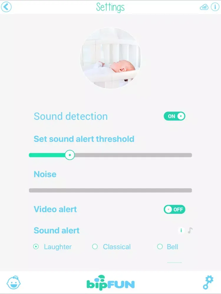 ภาพหน้าจอของ Baby Monitor: Video Camera App iPad 