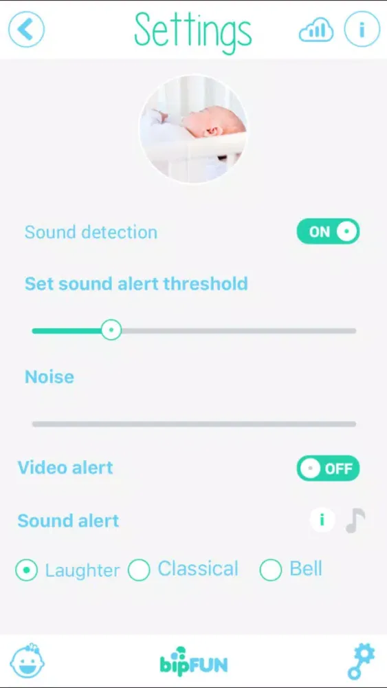 ภาพหน้าจอของ Baby Monitor: Video Camera App