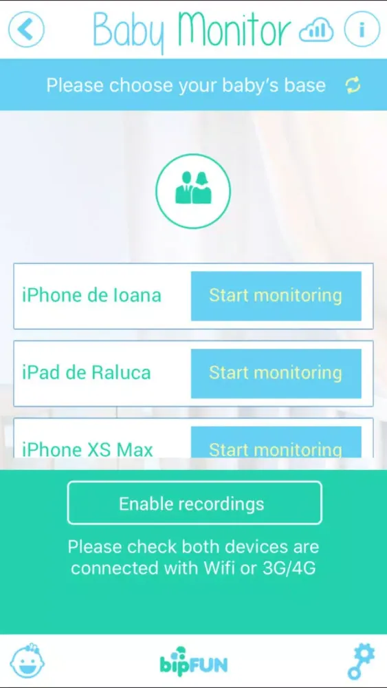 ภาพหน้าจอของ Baby Monitor: Video Camera App