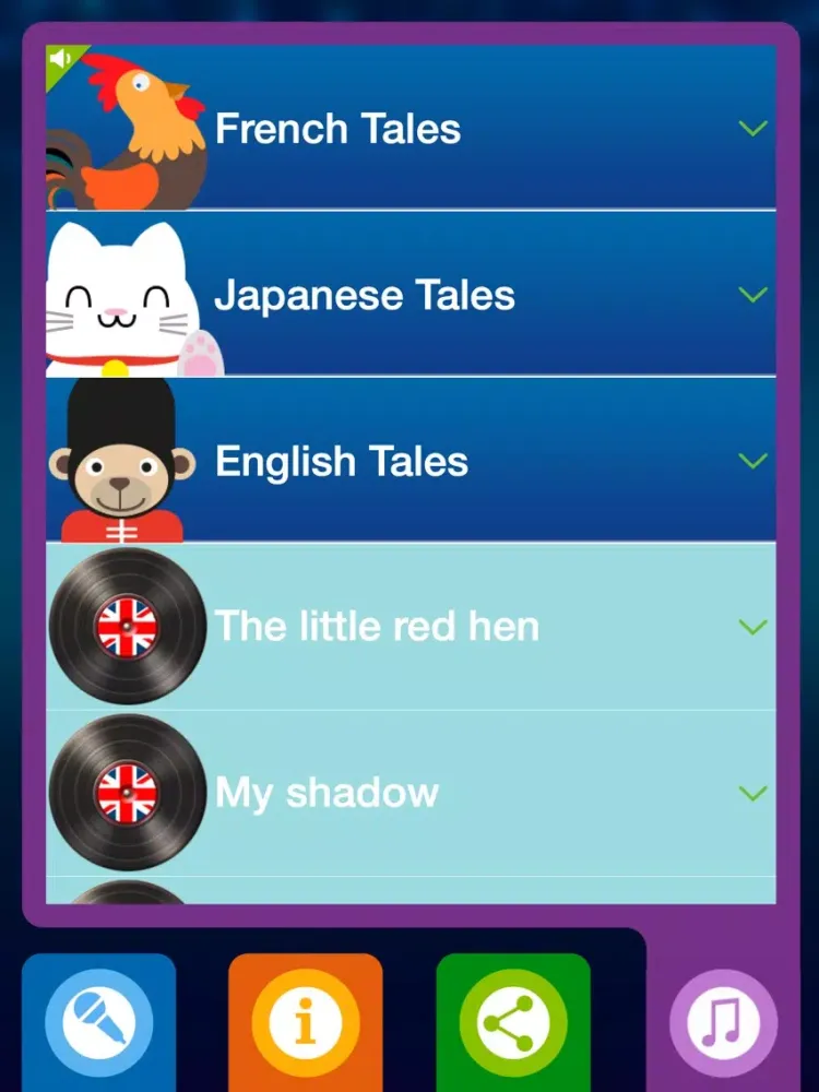 Baby night tales HD : stories and night lights for toddlers iPad 應用截圖
