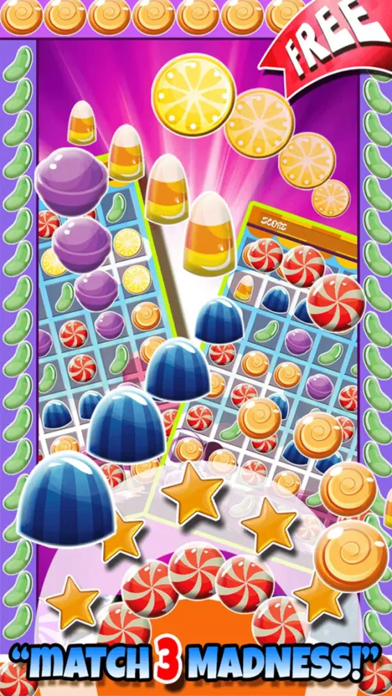 Capturas de pantalla de Jewel Games Candy Christmas 2014 Edition 2 - Fun Candies and Diamonds Swapping Game For Kids HD FREE
