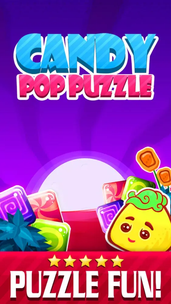 Candy Pop Puzzle 2015 - Soda Match 3 Candies Game For Children HD FREE स्क्रीनशॉट