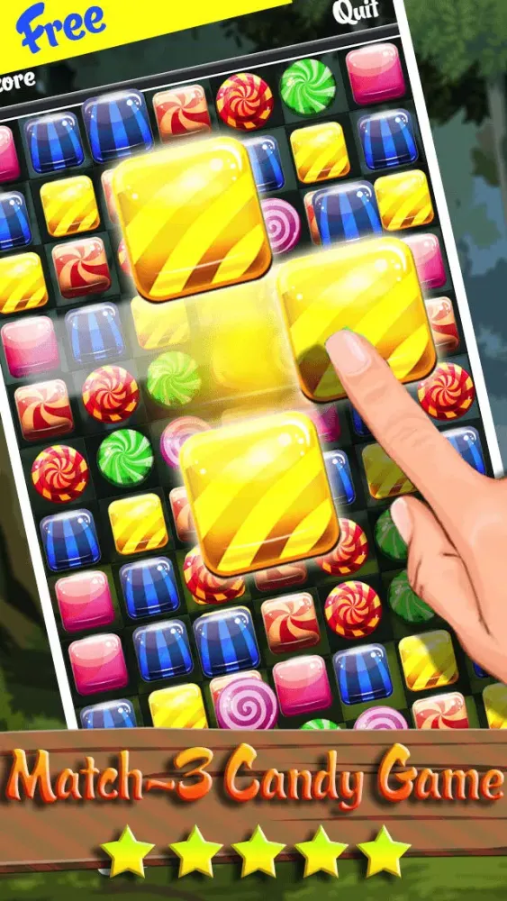 Capturas de tela do Heroes Of The Candy Forest - Match-3 Puzzle And Logic Game Mania