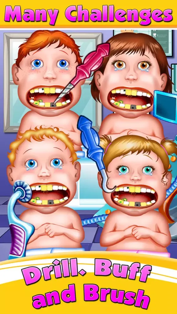 Capturas de pantalla de New-born Baby Dentist - mommy's crazy doctor office & little kids teeth