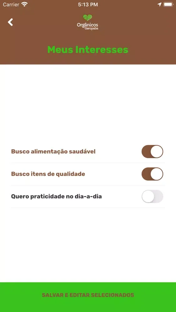 Orgânicos Garopaba Ekran Görüntüleri