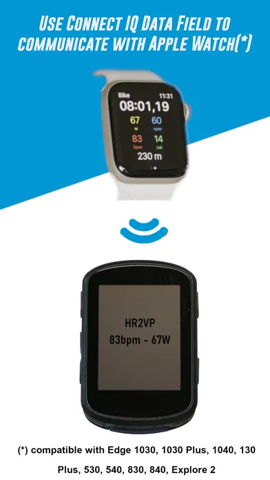 HR2VP Bike Training & Tracker Screenshots
