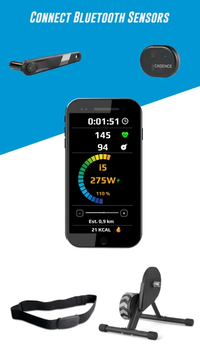 HR2VP Bike Training & Tracker Screenshots