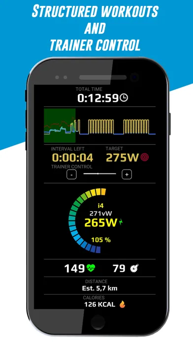 HR2VP Bike Training & Tracker Screenshots