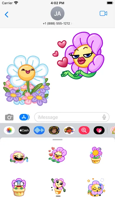 Ảnh chụp màn hình của Animated Flowers