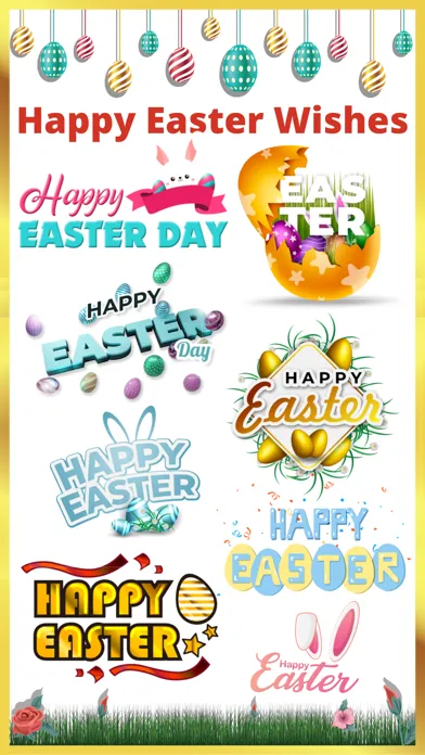 Скриншоты Happy Easter Day Stickers !