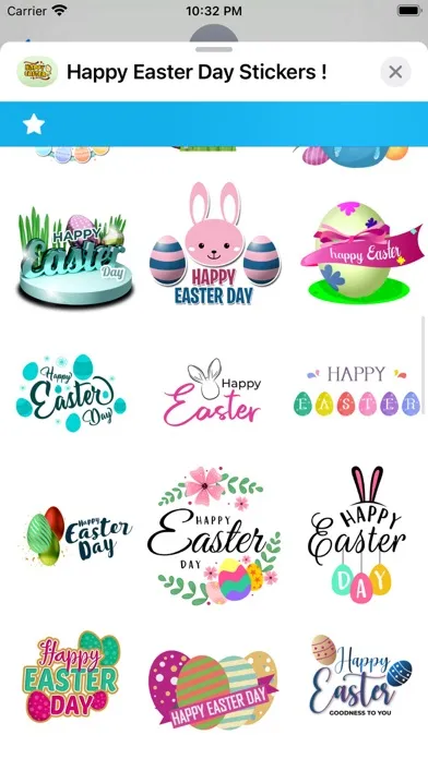 Скриншоты Happy Easter Day Stickers !