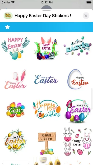 Скриншоты Happy Easter Day Stickers !