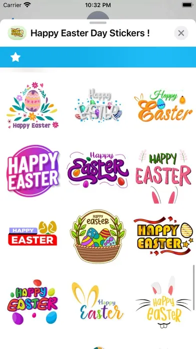 Скриншоты Happy Easter Day Stickers !