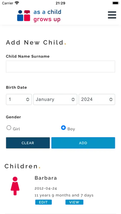 Скриншоты Percentile Growth Chart