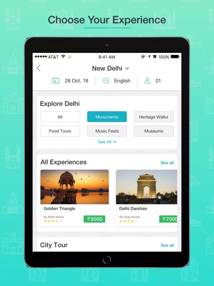Odigos: Hire Tour Guides iPad  Ekran Görüntüleri