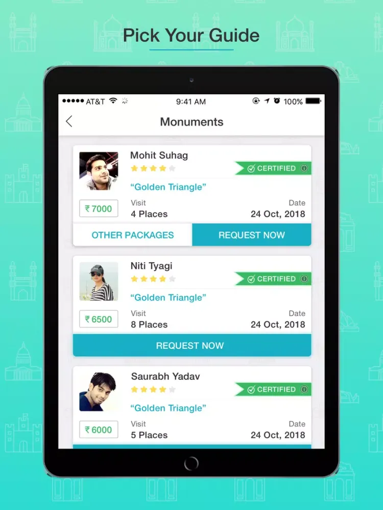 Odigos: Hire Tour Guides iPad  Ekran Görüntüleri