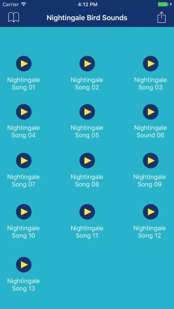 Captures d'écran de Nightingale Bird Sounds