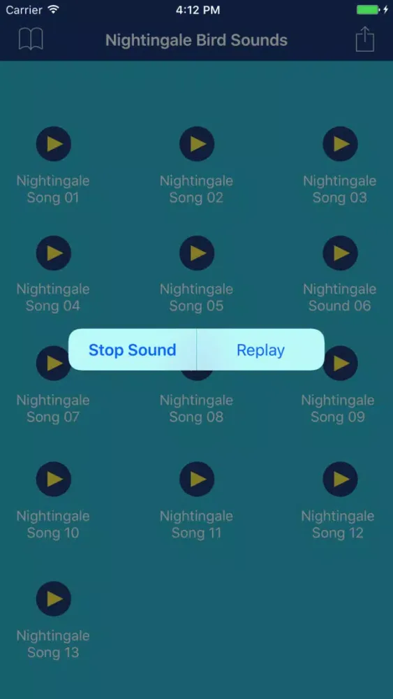 Captures d'écran de Nightingale Bird Sounds