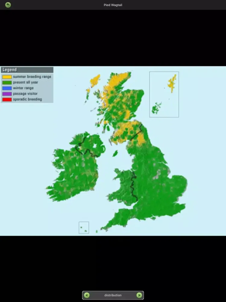 ภาพหน้าจอของ Garden Birds of Britain and Ireland iPad 