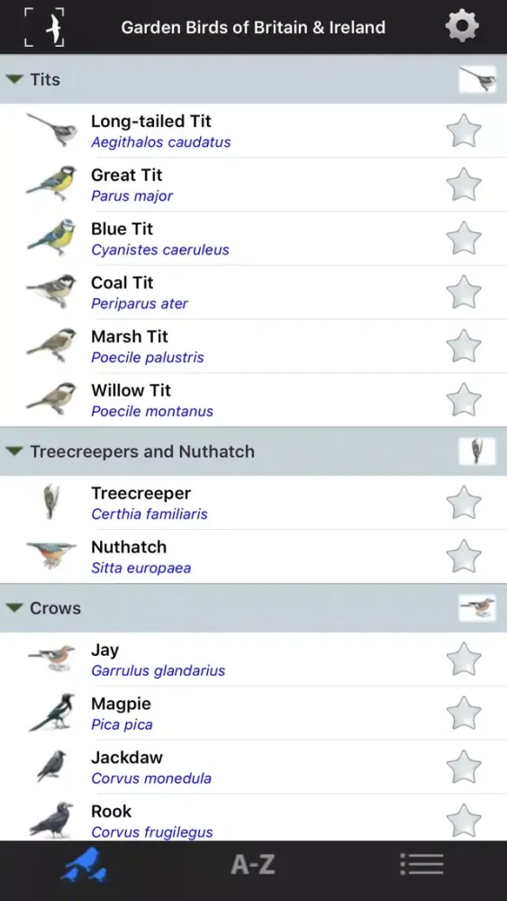 ภาพหน้าจอของ Garden Birds of Britain and Ireland