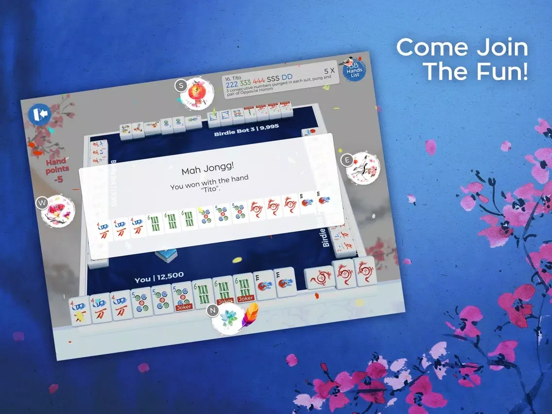 Zrzuty ekranu Birdie Bam Mah Jongg iPad 
