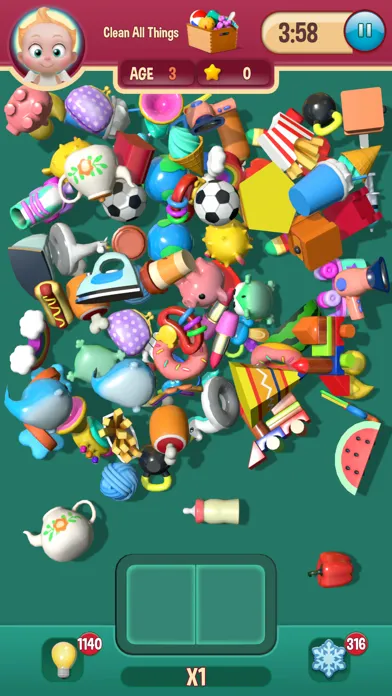 Captures d'écran de Match 3D - Life is Pair