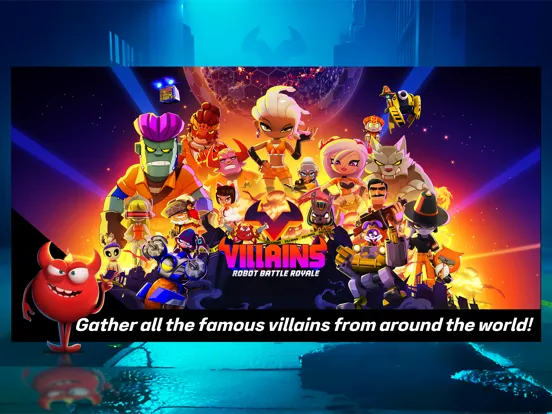ภาพหน้าจอของ Villains: Robot BattleRoyale iPad 