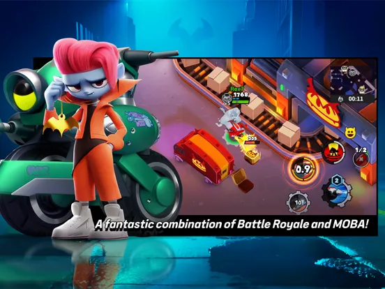 ภาพหน้าจอของ Villains: Robot BattleRoyale iPad 