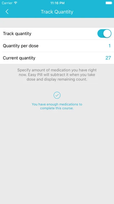 Captures d'écran de Easy Pill