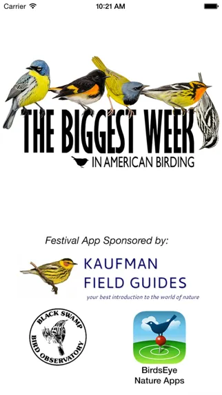 BirdsEye Biggest Week in American Birding Festival App سکرین شاٹس