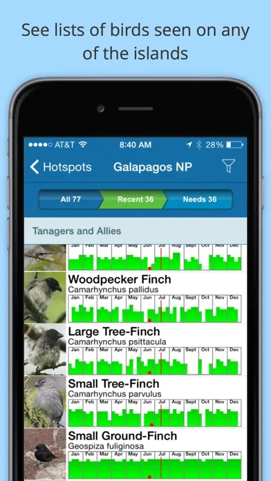 Screenshot di BirdsEye Galápagos