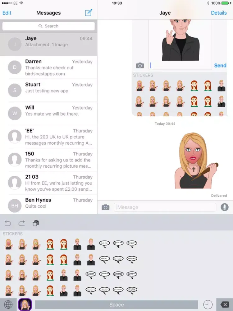 Slayer Fan Emoji Keyboard iPad  Screenshots