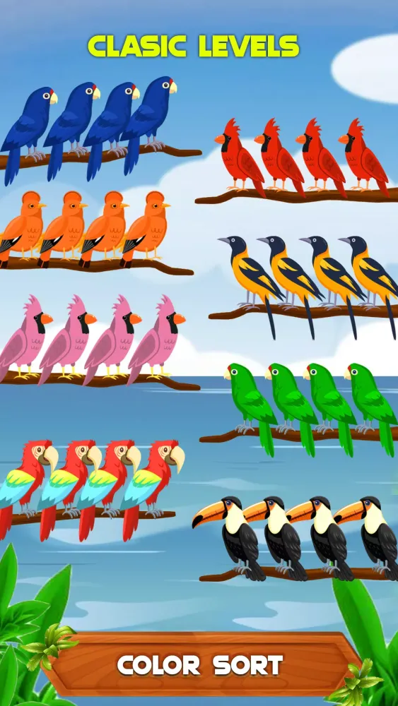 Bird Sort應用截圖